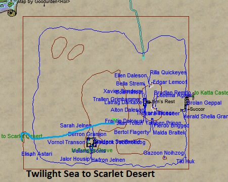 Twilight Sea to Scarlet Desert
